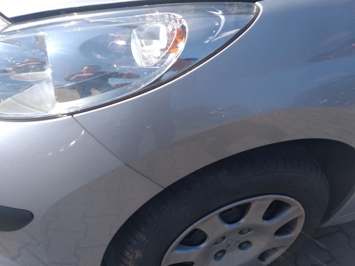 Peugeot 207 original Kotfl&uuml;gel vorn links EZR Aluminium Grau Bj.2007